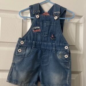 Kids Blue Denim Overalls